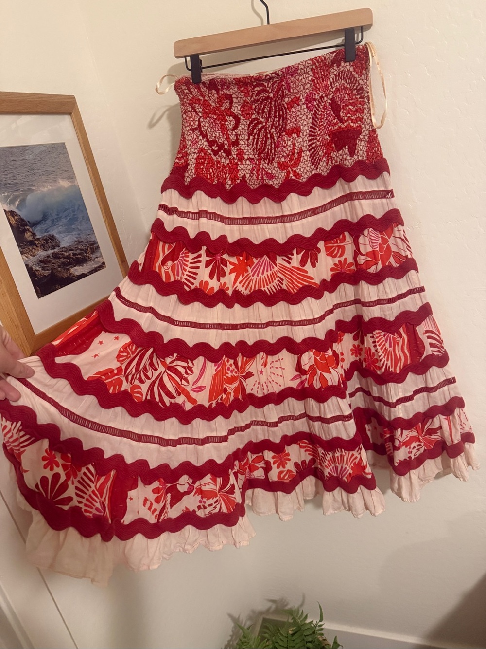 Farm Rio Tiles Printed Skirt and Top Set - Picture 12 of 16